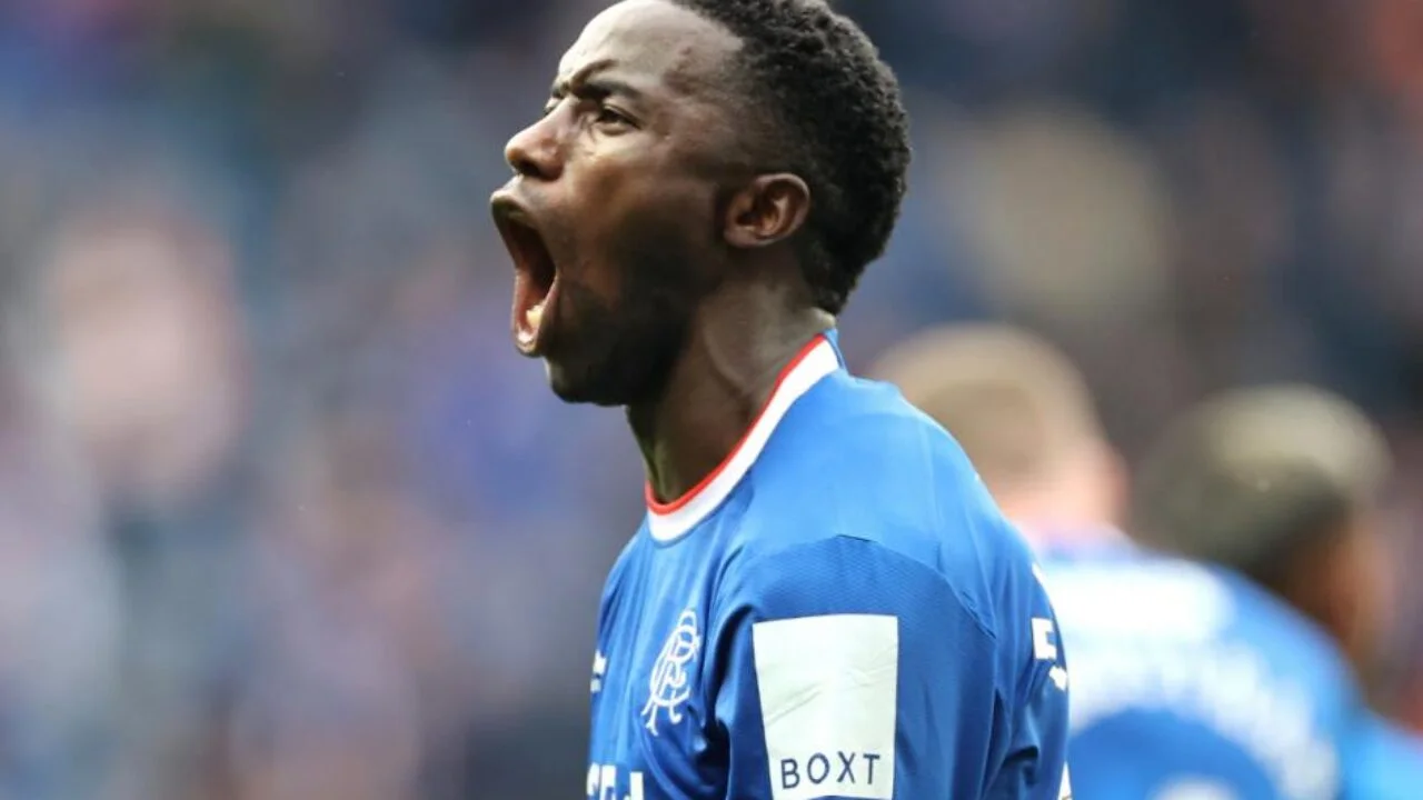 Fashion Sakala sends a message following goal in Rangers win over St Mirren